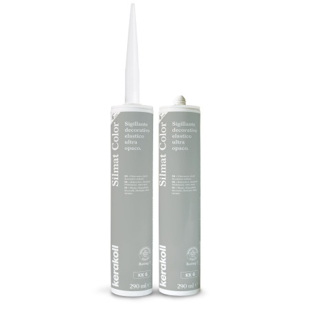 Матовый герметик (силикон) декоративный Kerakoll Silmat Color KK6, 290 мл (KKS6)
