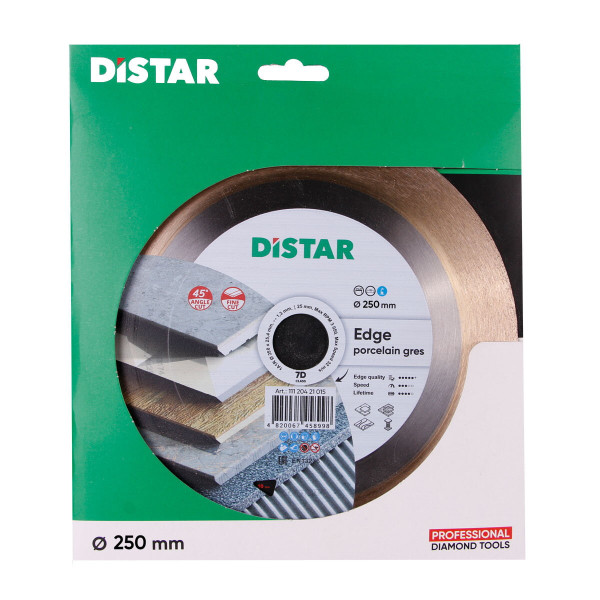 Диск алмазный Distar Edge 250 мм для керамогранита/керамики (11120421019)
