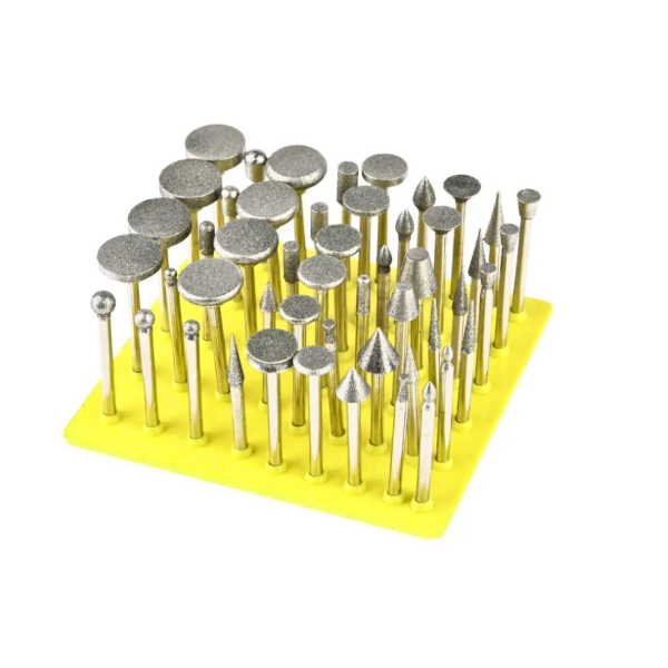 Набор алмазных насадок для гравера Ø 3,17 мм, 120 Grit, 50 шт. (FIXN-1)