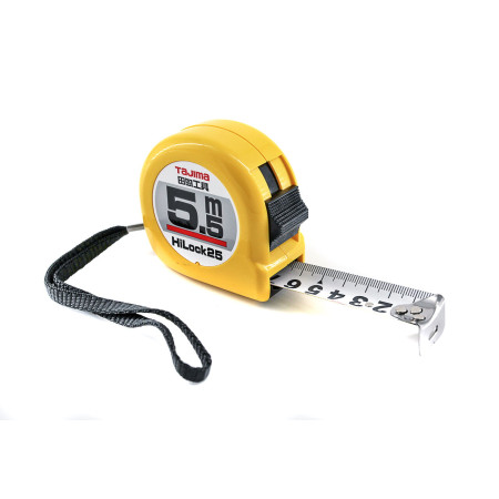 Рулетка строительная TAJIMA HI LOCK L25-55 5,5 м (1001-0035)
