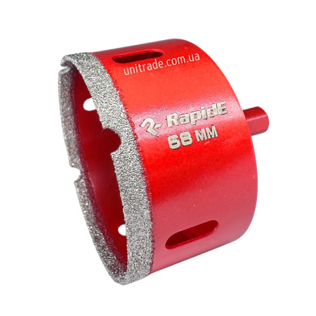 Алмазная коронка RapidE Red Point EVO 68 мм, под дрель (НФ-00001861)