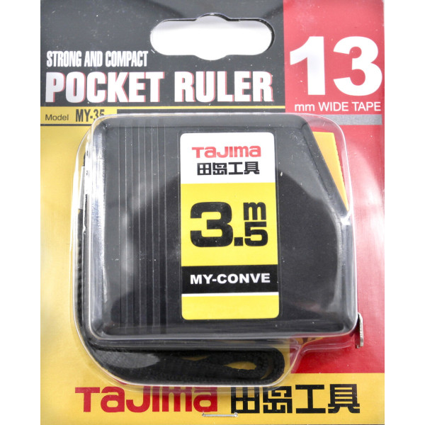 Рулетка будівельна TAJIMA MY-CONVE MY-35 3,5 м (1001-0144)