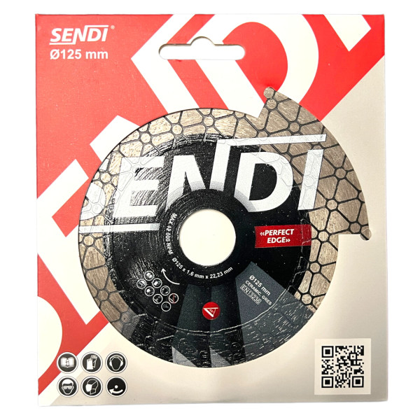 Диск алмазный Sendi Perfect Edge 125 мм для запила угла плитки (SDJOL)