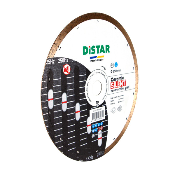 Диск алмазный Distar 250x25,4мм Ceramic Silent для керамогранита/керамики (10170516021)
