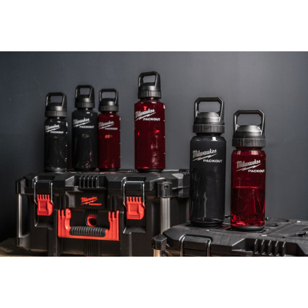 Бутылка для воды PACKOUT MILWAUKEE, 1420 мл, черная (4932498641)