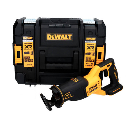 Пила сабельная аккумуляторная DeWALT, 18 В, бесщёточный двигатель, 880 Вт, без АКБ и ЗУ + кейс (DCS382NT)