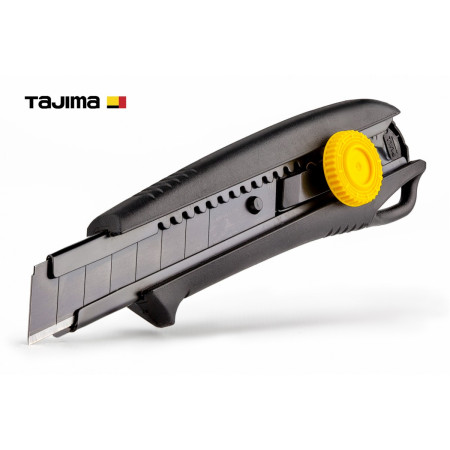 Нож строительный сегментный TAJIMA DC-L561BBL 18 мм винтовой фиксатор (1101-1702)