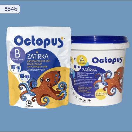 Двокомпонентна епоксидна фуга Octopus Zatirka колір 8545, 1,25 кг (8545-1)