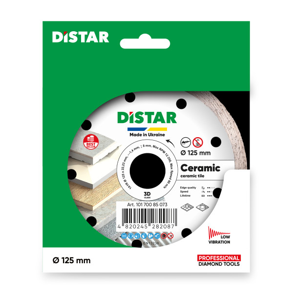 Диск алмазный Distar 1A1R 125 Ceramic (10170085073)