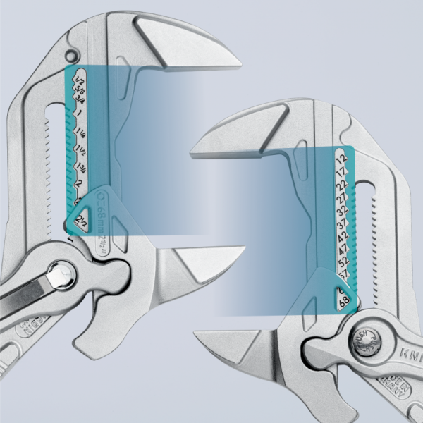 Переставні кліщі Knipex (хромовані), 300 мм (86 03 300)