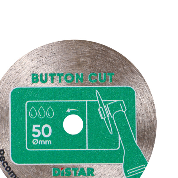 Алмазный диск DISTAR 50x0,8x5,8мм BUTTONCUT, с держателем (11120159106)