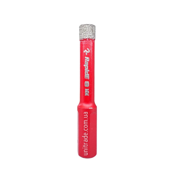 Алмазна коронка RapidE Red Point EVO 8 мм, під дриль (НФ-00001843)