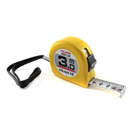 Рулетка строительная TAJIMA HI LOCK L16-30 3 м (1001-0286)