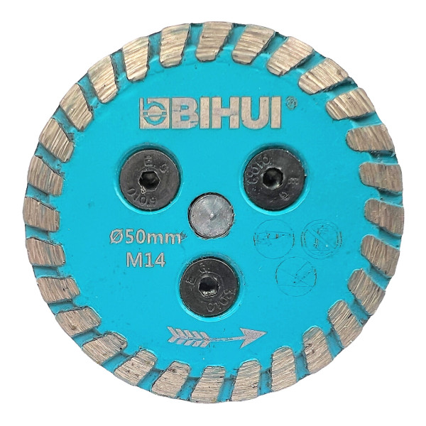 Алмазный диск BIHUI 50 мм для чистки клея под СВП М14 (DCW50)