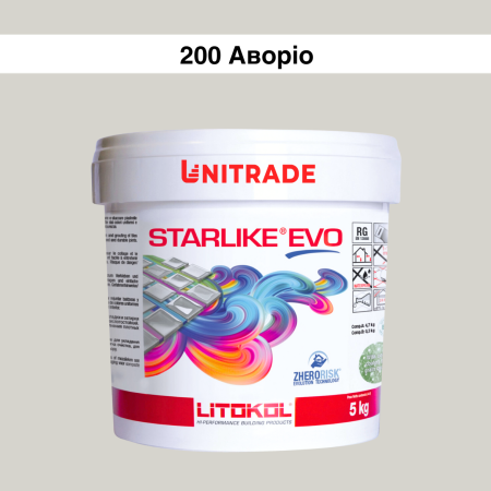 Епоксидна фуга Litokol Starlike EVO 200 аворіо 5 кг (STEVOAVR0005)
