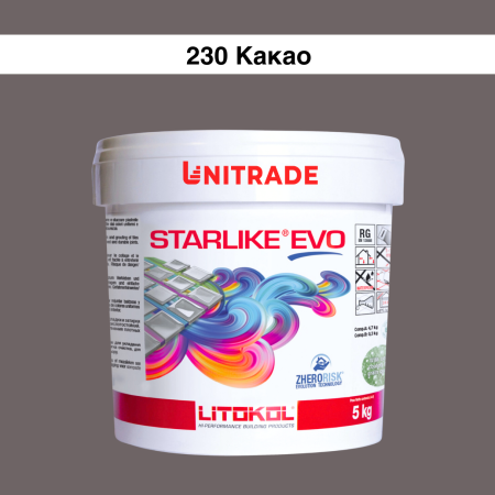 Эпоксидная затирка Litokol Starlike EVO 230 какао 5 кг (STEVOCCA0005)