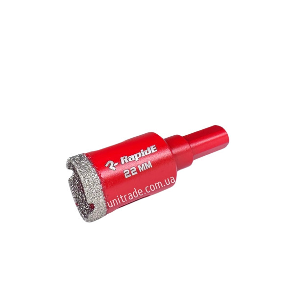 Алмазна коронка RapidE Red Point EVO 22 мм, під дриль (НФ-00001850)