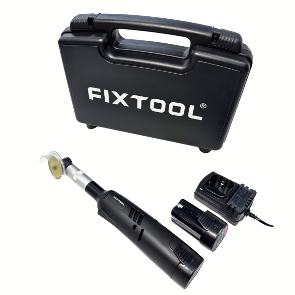 Угловой гравер FIXTOOL BLACK с 2 аккумуляторами (полная комплектация) (GRAVBL)
