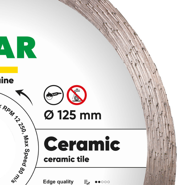 Диск алмазный Distar 1A1R 125 Ceramic (10170085073)
