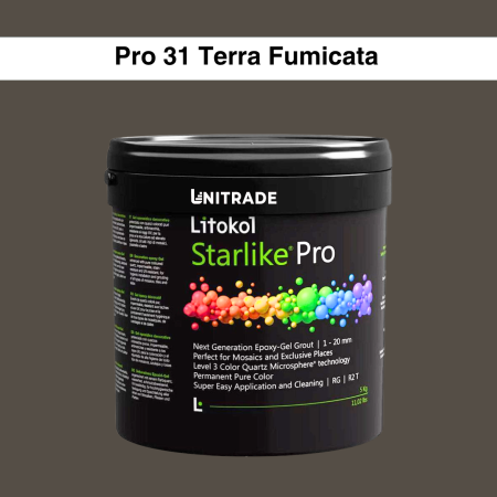 Эпоксидная гелевая затирка Litokol Starlike Pro 31 Terra Fumicata 2,5 кг (STPROTFM02.5)
