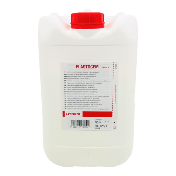 Компонент В двухкомпонентной эластичной гидроизоляции Litokol ELASTOCEM 8 кг (ELST0008)