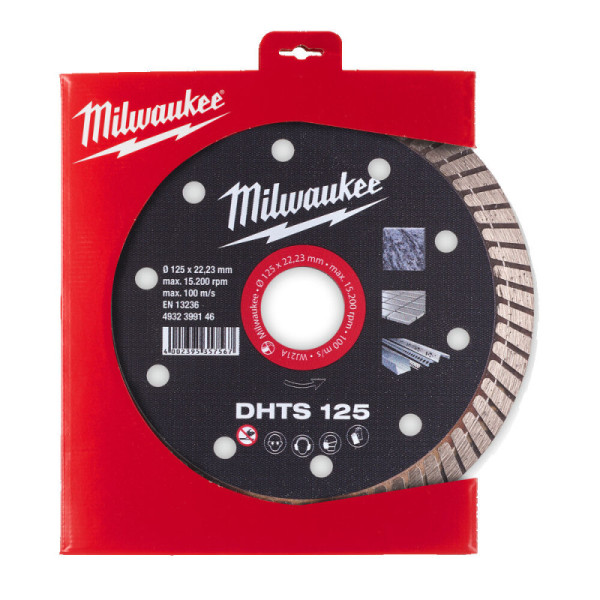 Алмазный диск MILWAUKEE DU 125 мм для бетона, камня, кирпича (4932399146)