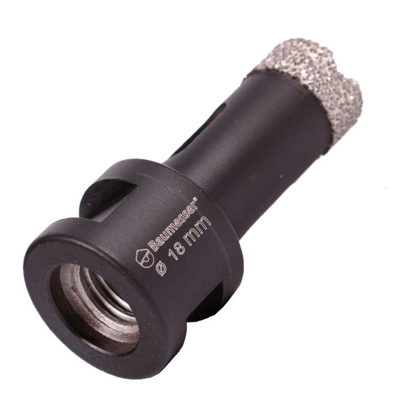 Алмазная коронка Baumesser Keramik Pro 18 мм для сухого сверления М14 (910283018055)