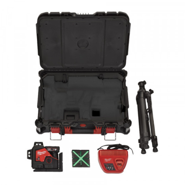 Нивелир лазерный 3D MILWAUKEE M12 3PLSKIT-401P (4933499379)
