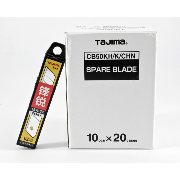 Лезвия сегментные TAJIMA CB50KH ультра острые 18 мм серые (10 шт./уп.) (1102-2543)