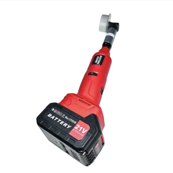 Акумуляторна кутова шліфувальна машина / гравер FIXTOOL Pomogator BLACKOUT Red PR20A (2 АКБ 4.0Ah, 21V) (FIX200RED-4A)