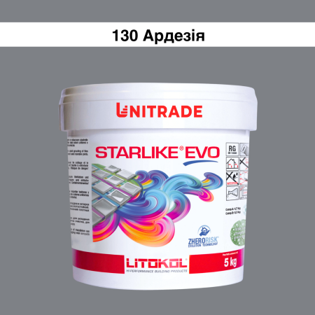 Эпоксидная затирка Litokol Starlike EVO 130 ардезия 5 кг (STEVOGRD0005)