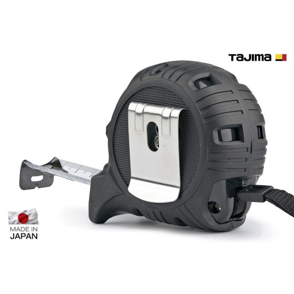 Рулетка строительная TAJIMA G LOCK  G7L2550,5м, усиленная лента,ударостойкая  (1001-1671)