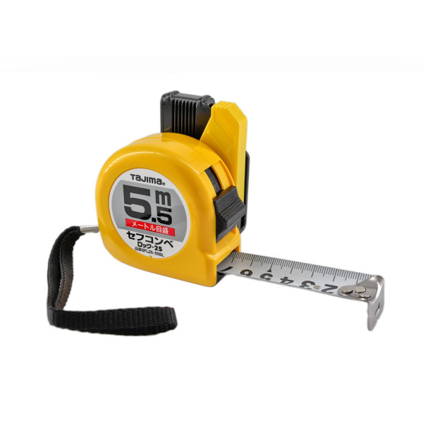 Рулетка строительная TAJIMA HI LOCK SFL25-55BL 5,5 м с держателем на ремень (1001-1652)