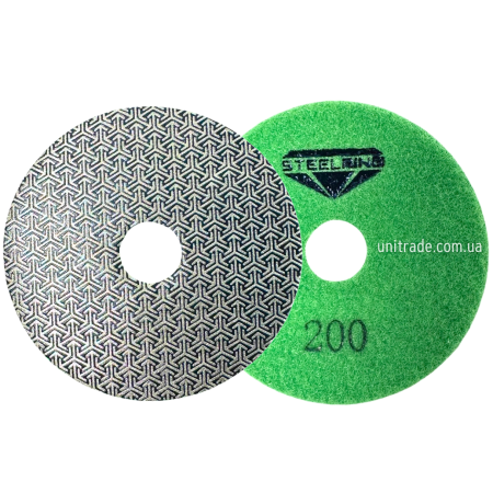 Гальванічний алмазний шліфувальний круг 100 мм, №200 STEELRING (DHEB200)