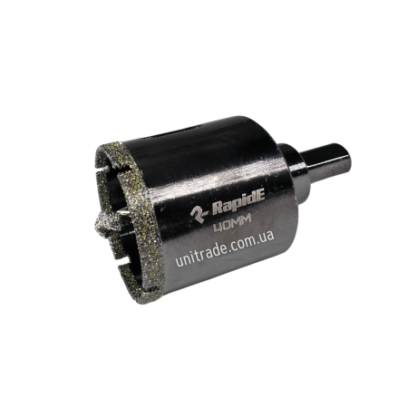 Коронка алмазна Rapide RapidE RED POINT з напрямним свердлом 40 мм (НФ-00000883)