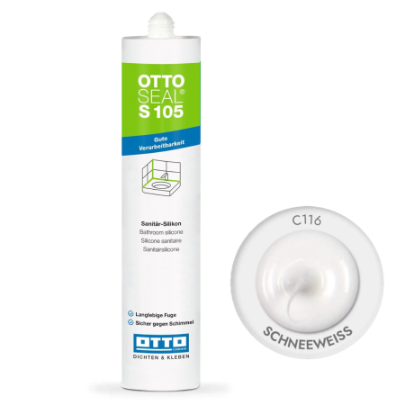 Силиконовый герметик OttoSeal S105 С116 (schneeweiß) (S105C116)