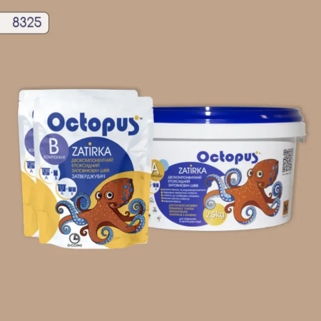 Двокомпонентна епоксидна фуга Octopus Zatirka колір 8325, 2,5 кг (8325-2)