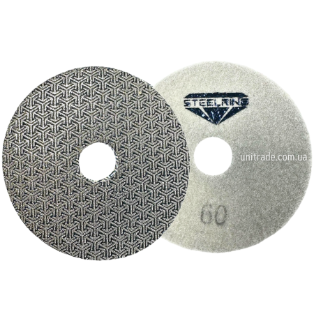 Гальванический алмазный шлифовальный круг 100 мм, №60 STEELRING (DHEB60)