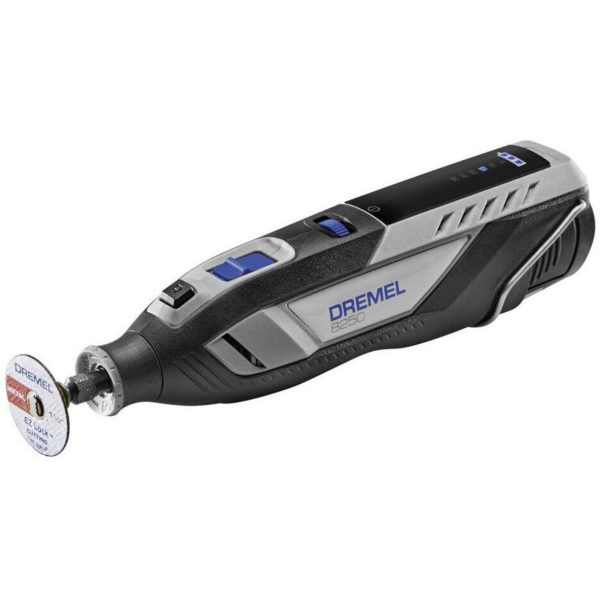 Многофункциональный инструмент Dremel 8250-5/65 (2×12V 2.0Ah) c аксессуарами в кейсе (F0138250JF)