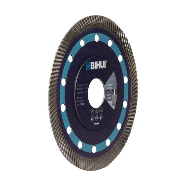Диск алмазный BIHUI SUPER THIN TURBO 125x1,2x22,23 мм (DCBN5)