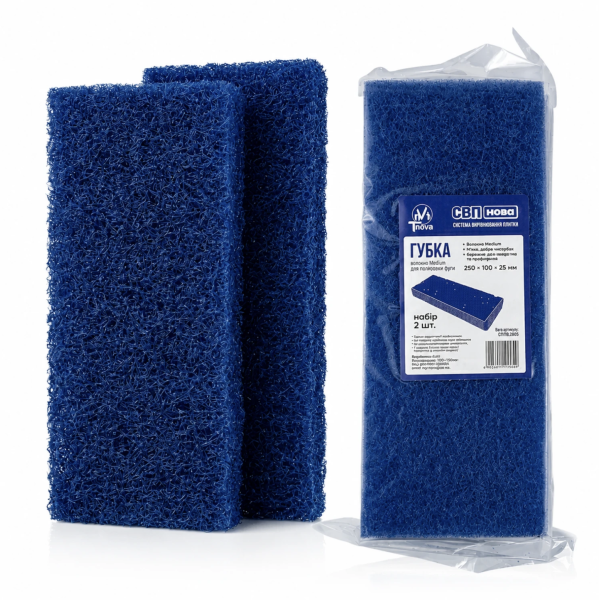 Губка-волокно для эпоксидной затирки T-Nova Medium 250×100×25, 2 шт (60304128)