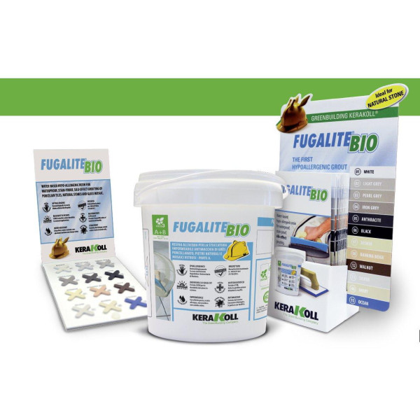 Эпоксидная затирка Fugalite Bio 03 GRIGIO PERLA, 3 кг (KFBP03)