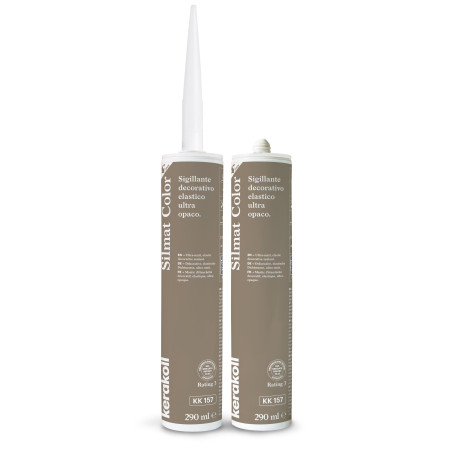 Матовый герметик (силикон) декоративный Kerakoll Silmat Color KK157, 290 мл (KKS157)