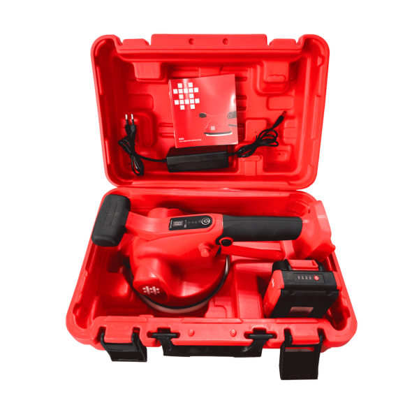 Віброприсоска Shijing Digital 21V 2.0A/h 165 мм з 1 акумулятором + кейс (9392-1)