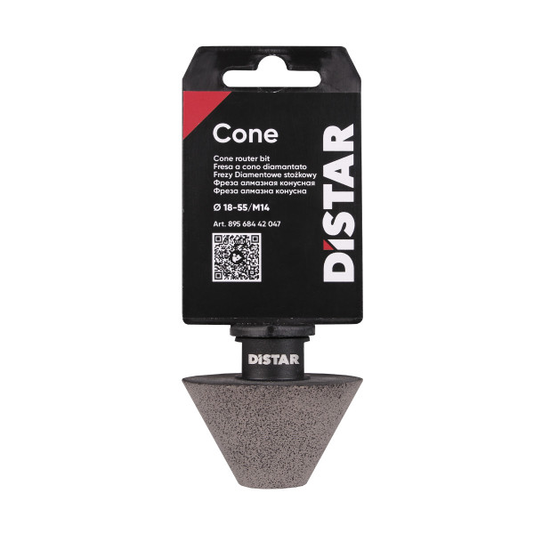 Фреза алмазная конусная Distar Cone 18-55/M14 (89568442047)