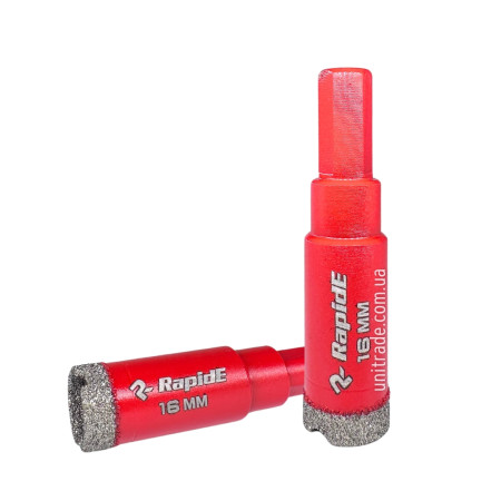 Алмазная коронка RapidE Red Point EVO 16 мм, под дрель (НФ-00001847)