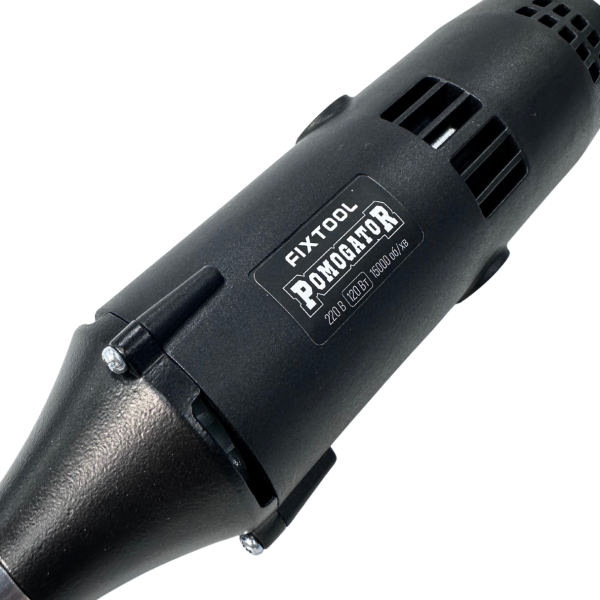 Угловая шлифмашина FIXTOOL Pomogator BLACK EDITION в кейсе (полная комплектация) (FIX120WBL)
