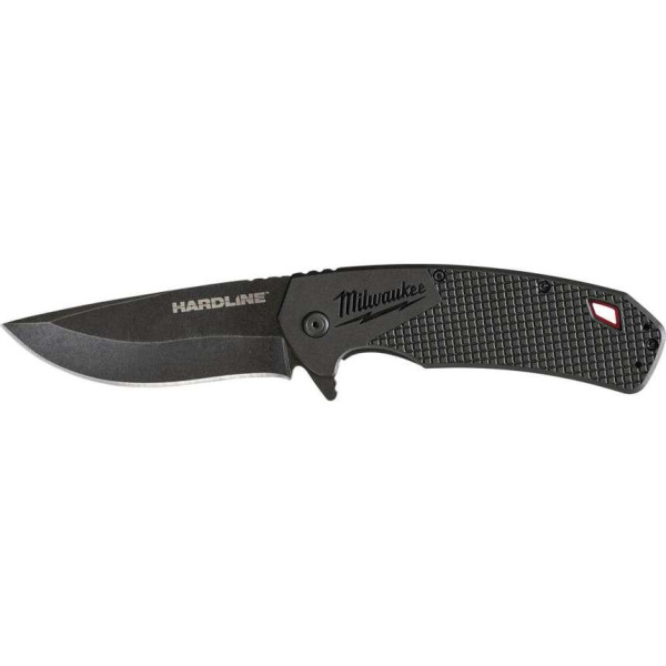 Нож складной MILWAUKEE HARDLINE с гладким лезвием 89 мм (4932492453)
