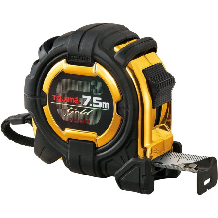 Рулетка строительная TAJIMA G3 LOCK G3GL25-75BL ударопрочная 7,5 м (1001-1879)
