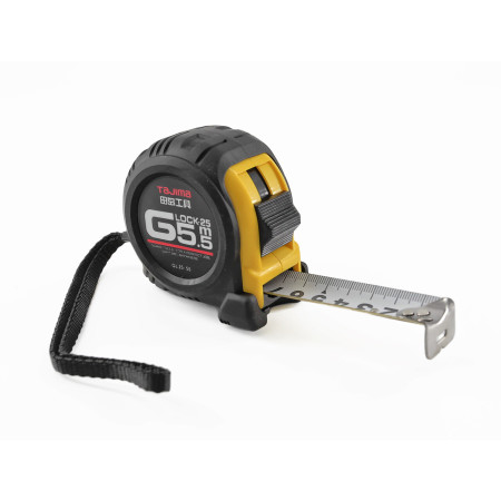 Рулетка будівельна TAJIMA G LOCK GL25-55 5,5 м (1001-0221)